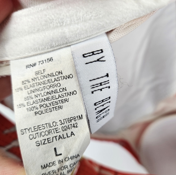 By The Beach Zen Garden Red bikini Set Size L - Picture 8 of 8